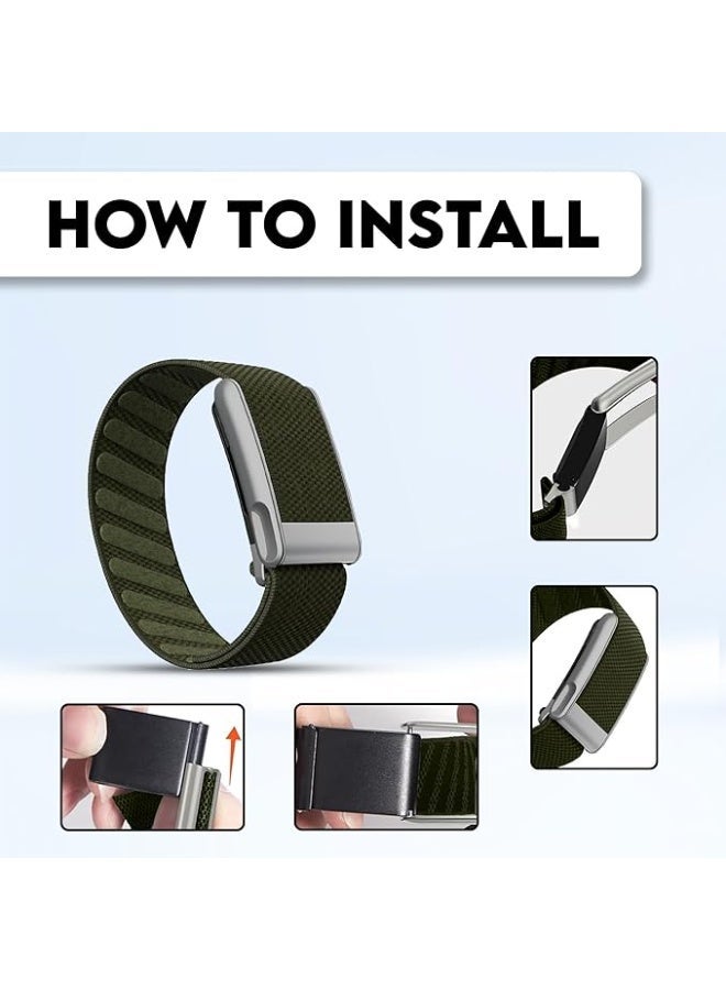 Ultra-soft Nylon Sport Band Compatible with WHOOP 5.0, One, Peak, and Life | Breathable, Durable & Secure Fit Strap | NOT for Gen 4 - Image 3